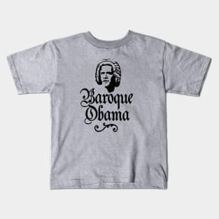 Baroque Obama vintage funny president Barack pun Kids T-Shirt